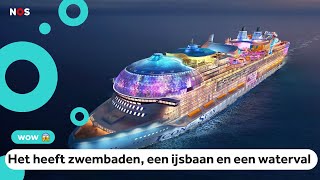 Grootste cruiseschip ooit begint aan eerste reis [upl. by Gnod]