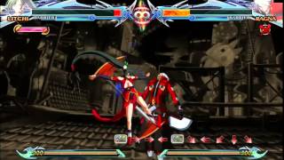 Blazblue ChronoPhantasma Extend Litchis Astral During OverdriveUnlimited Mode [upl. by Inoek]