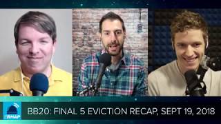 BB20  Wednesday Final 5 Eviction Recap  91918 [upl. by Ainud]