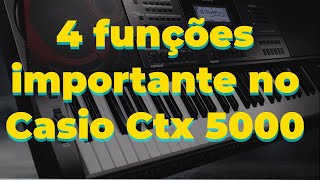 Casio CTX 5000 Funções importante [upl. by Lewej]