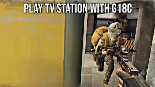 PLAY AT TV STATION WITH G18C  ARENA BREAKOUT [upl. by Naesal626]