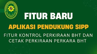 FITUR BARU PENDUKUNG SIPP [upl. by Leeann959]