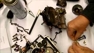 Mercarb Marine Carburetor Rebuild  Part 2 of 2 [upl. by Pauwles]