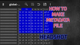 HOW TO MAKE METADATA Config File  Ob46  npc name config file free fire aimbotaimlock [upl. by Aihsela358]