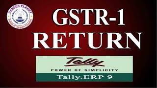 GSTR1 Return filing in Tally ERP 9 Part36GSTR 1 TallyHow to file GSTR 1 Return Tally [upl. by Martella49]