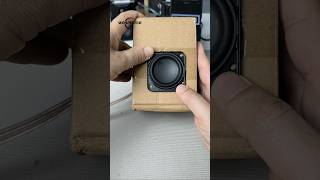 DIY paper box speaker JBL 2quot midbass [upl. by Peti]