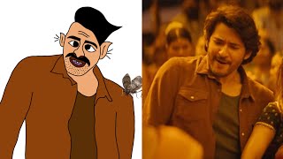 Kurchi Madathapettil Full Video Song Drawing Meme  Guntur kaaram  Mahesh Babu l Sreeleela [upl. by Nacim]