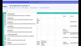 Part 3a  Status of Knowledge Base Articles KPIs [upl. by Goss]