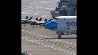 IMPOSSIBLE B747 Cargolux take off from the aircraft carrier [upl. by Haslam328]