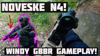 Noveske N4 GBBR takes on WINDY UK Airsoft [upl. by Monique]