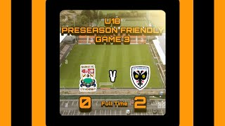 U18 Barnet FC Academy v AFC Wimbledon  Preseason FriendlyGame 3 030824 [upl. by Belcher]