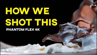 How to shoot slow motion chocolate on a film set [upl. by Atalayah]