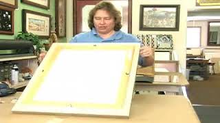 How to Fit Your Canvas Into a Picture Frame [upl. by Horatius]