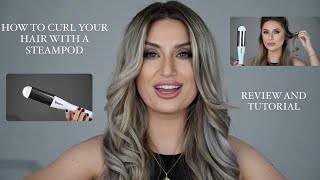 HOW TO CURL YOUR HAIR WITH LOREAL STEAMPOD 4 REVIEW AND TUTORIAL [upl. by Cummins]