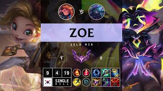 Zoe Mid vs Vex  KR Master Patch 1414 [upl. by Nannie]