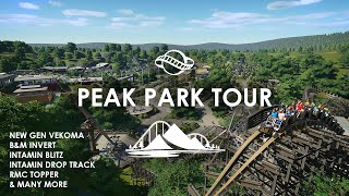 Peak Park Tour  Planet Coaster [upl. by Tirreg859]