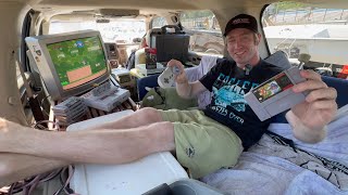 My First VANLIFE Experience  Stealth Camping w Super Nintendo [upl. by Behlau]