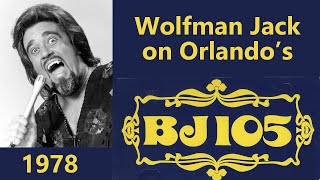 Wolfman Jack on the air at Orlandos BJ105 in 1978Preserving Radios Past [upl. by Osnola]