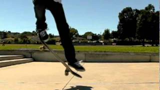 NOLLIE SLOW MOTION SKATEBOARD TRICK [upl. by Rebekah]