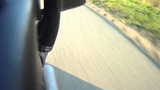 Diesel motorcycle Track T800cdi on a small trip Turbo sound included [upl. by Latia]