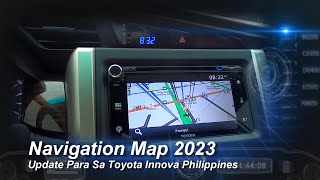 PAANO EH UPDATE ANG NAVIGATION MAP 2023 NG TOYOTA INNOVA PHILIPPINES [upl. by Bronwen]