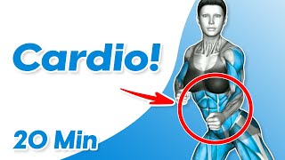 ➜ Quick 20Min Cardio Workout for Belly Fat ➜ Fast Fat Loss [upl. by Eirrok338]