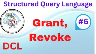 Grant Revoke  DCL  SQL  Oracle  Tutorial  6  Tamil [upl. by Constantino]