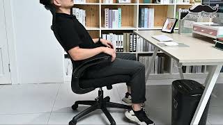 Moustache High Back Ergonomic Office Chair with Flipup Armrests [upl. by Beaner]