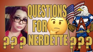 Questions for Nerdette NerdettesNewsStand [upl. by Aneris]