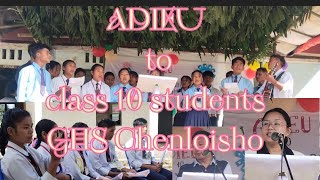 Govt high school Chenloisho ADIEU to class 10 students 2024 [upl. by Rurik]