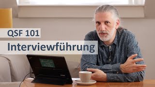 QSF101 Ein Leitfadeninterview durchführen [upl. by Nonnelg]