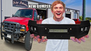 I Put The Best Front Bumper I Could Buy On My 60L Powerstroke [upl. by Kari]