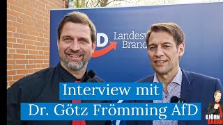 Interview mit Dr Götz Frömming AfD [upl. by Russon752]