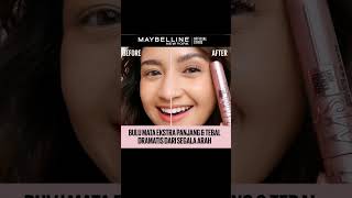 Maybelline Last Sensational Sky High Waterproof Mascara Black link di deskripsi box [upl. by Dnomrej]