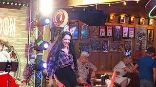 Inès Vera Otiz Western Saloon Benidorm Christmas Day 2023 Filmed  1750 HRS [upl. by Dimitri]