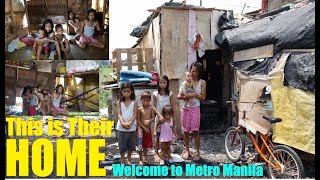 Sad reality in the Philippines city Poverty in Manila [upl. by Ytsud]