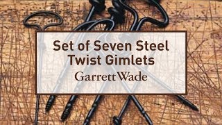 Garrett Wade Set of Steel Twist Gimlets [upl. by Oecam314]