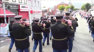 Shankill Road Defenders  Brian Robinson Memorial Parade 2017 [upl. by Nythsa]