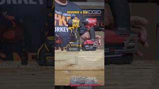 Dewalts easily Beats Milwaukee dewalt tooltestraw milwaukee dewaltvsmilwaukee howto diy wow [upl. by Ardnoek926]