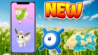 NEW SAFARI ZONE EVENTS ANNOUNCED Shiny Skiddo Release  Shiny Unown amp Costumed Eevee [upl. by Hershell442]