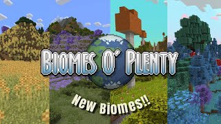 Minecraft Biomes O Plenty Mod All New Biomes 120 [upl. by Auqinat]