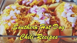 Southern Hot Dog Chili Recipes [upl. by Edora438]