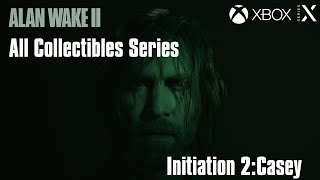 Alan Wake 2 All Collectibles Series Initiation 2 Casey [upl. by Yenot527]