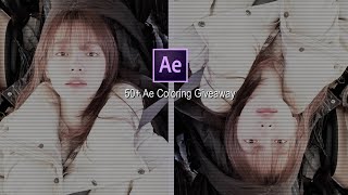 50 Coloring Giveaway  AFTER EFFECTS [upl. by Aihsilat]