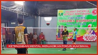 BADMINTON MATCH TURNAMEN PB PUTRA 06 CUP  081124 [upl. by Ylaek]