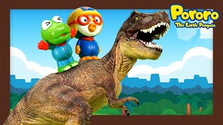 Pororo Tyrannosaurus Song  Dinosaur Toy Play amp Song for Kids  Sing Along with Pororo [upl. by Ameline971]