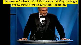 Jeffrey A Schaler PhD Professor of Psychology [upl. by Aidyl892]