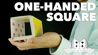 Cardistry for Beginners Onehanded Cut  Onehanded Square Tutorial [upl. by Ennairej]