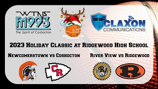 2023 Holiday Classic  Day 2 at Ridgewood High School  OHSAA Boys Basketball from FM 993 WTNS [upl. by Naesar]