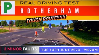 DRIVING TEST  ROTHERHAM DTC EP3 TUE 13TH JUNE 2023 907AM drivingtestvideo rotherham [upl. by Toffic]